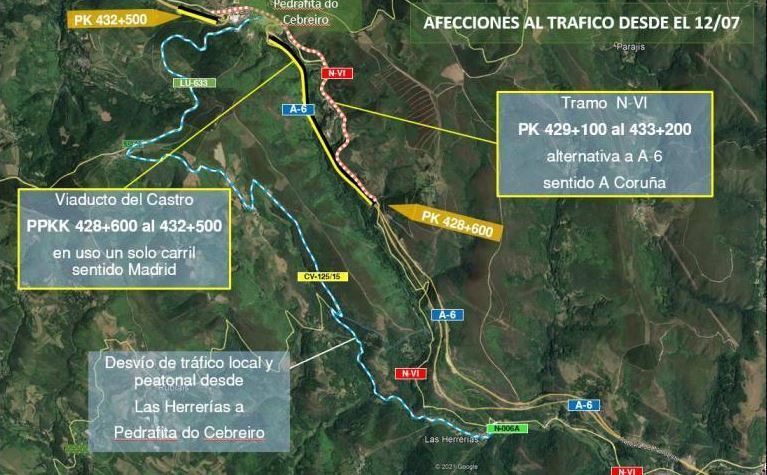 Configuración del tráfico a partir del 12 de julio