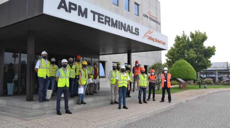 Trabajadores de APM Terminals Algeciras