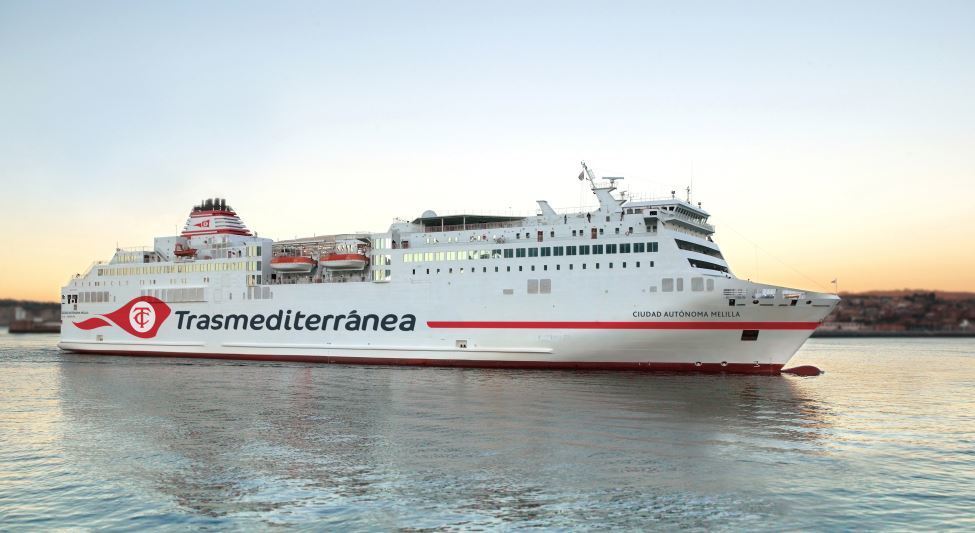 Imagen del Ferry "Ciudad Autónoma Melilla"