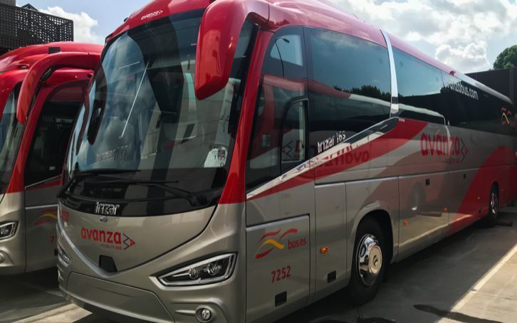 Imagen de los nuevos autobuses de Avanza