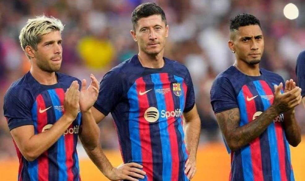 Jugadores del Barcelona