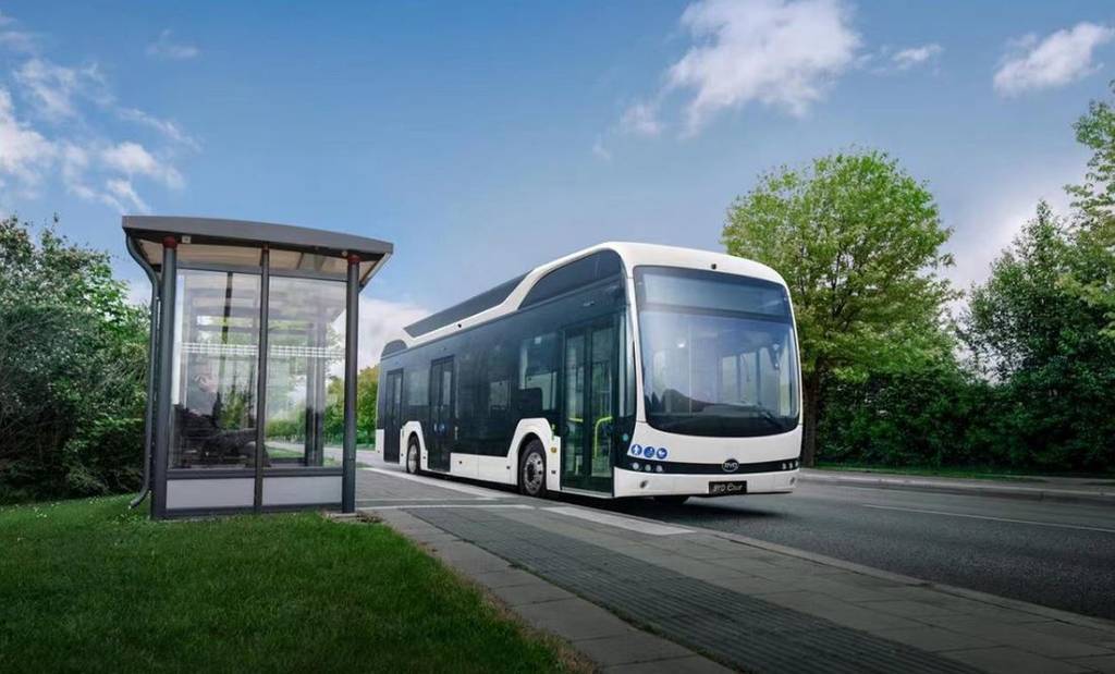 Autobús eléctrico de piso bajo de 12 metros de BYD