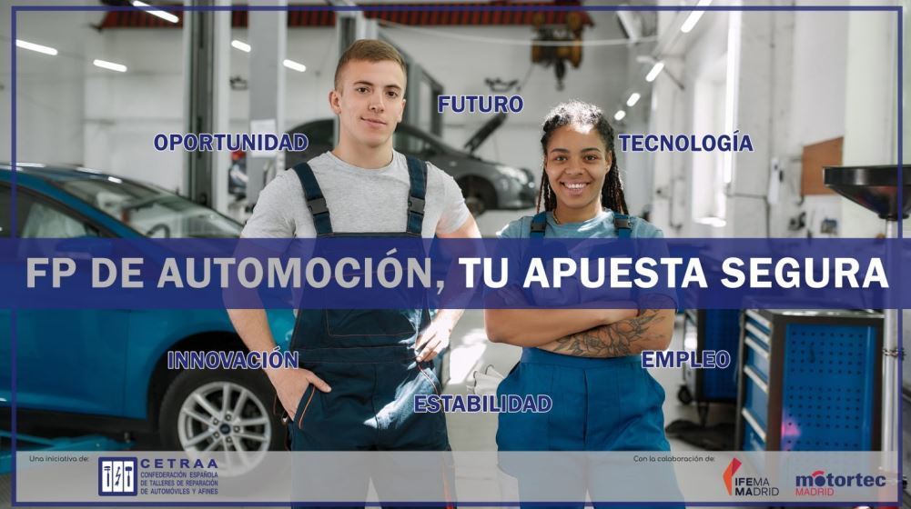 Una imagen del vídeo de presentación de la FP de automoción