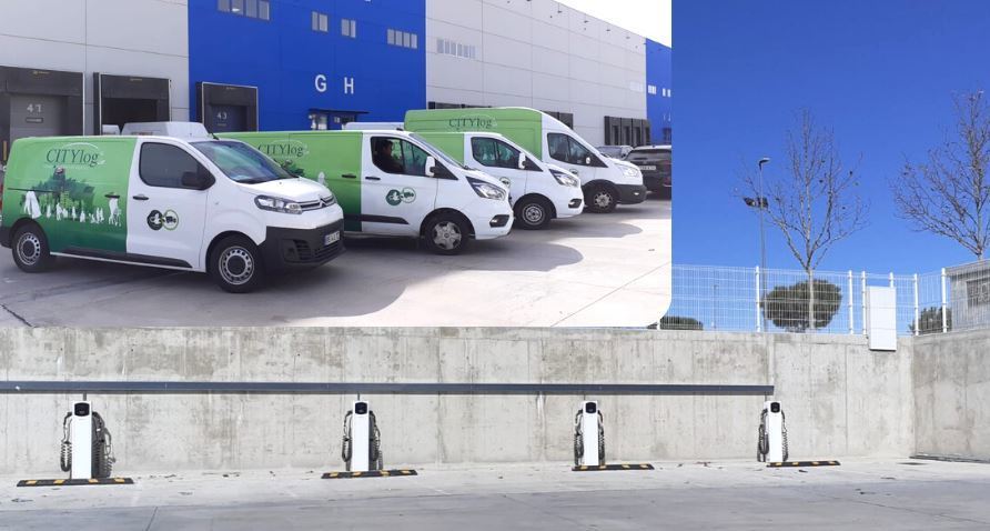 Puntos de recarga y furgonetas eléctricas
