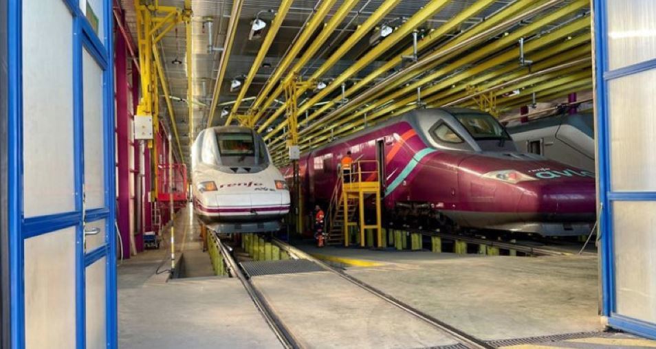 Taller de trenes de Renfe