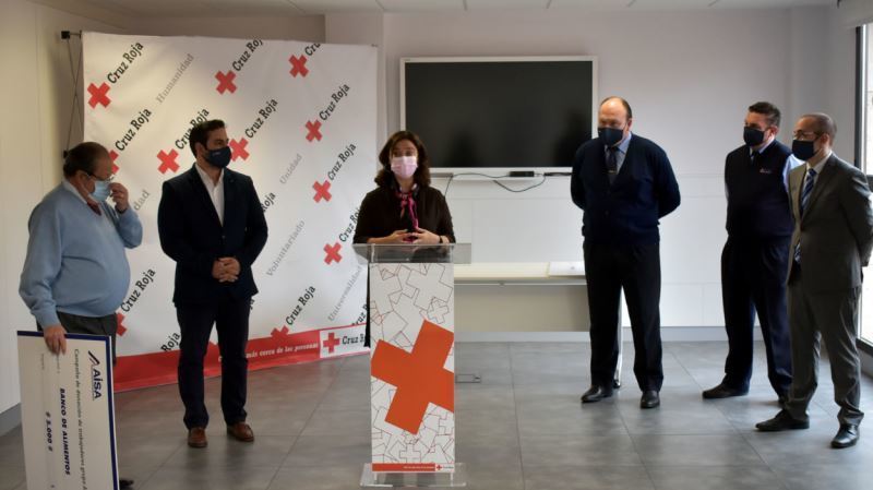 Acto de entrega de las donaciones