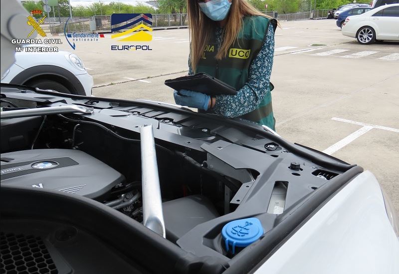 Desarticulado un grupo dedicado al tráfico internacional de vehículos robados