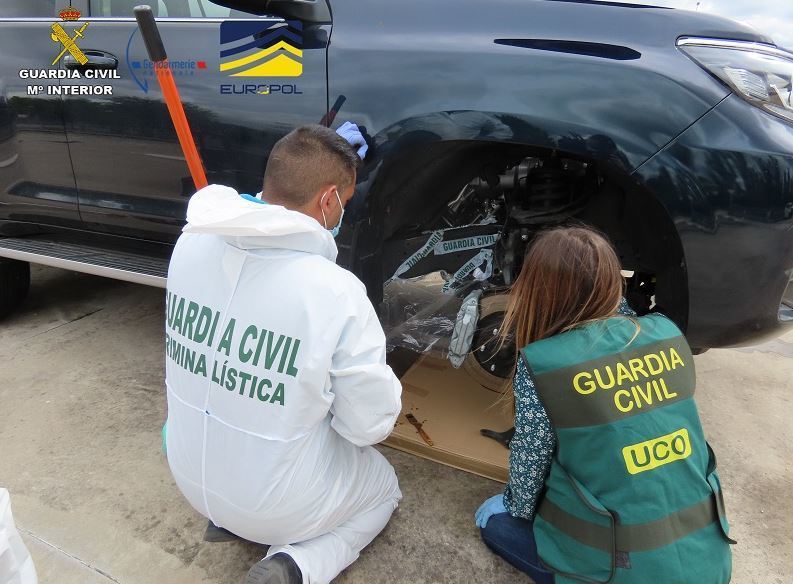 Desarticulado un grupo dedicado al tráfico internacional de vehículos robados
