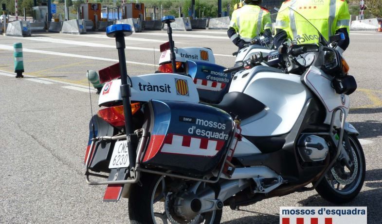 Imagen de los Mossos de Tráfico
