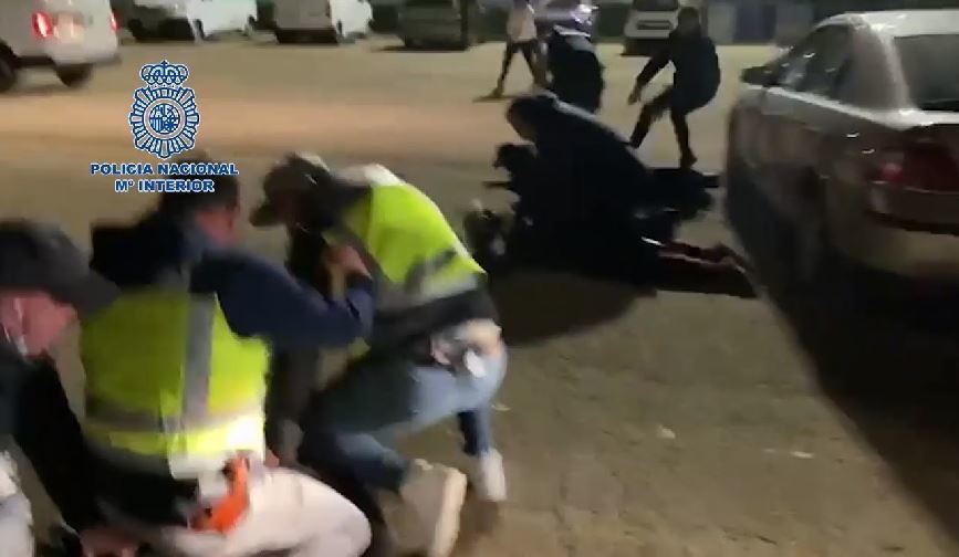 Imagen de la detención en Burgos
