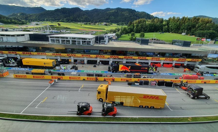 Logística y transporte de DHL en la Fórmula 1