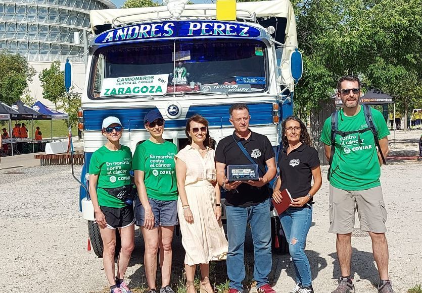 Camioner@s Contra el Cáncer, kilómetros de esperanza por Europa, 1ª etapa: De Iznajar a Zaragoza