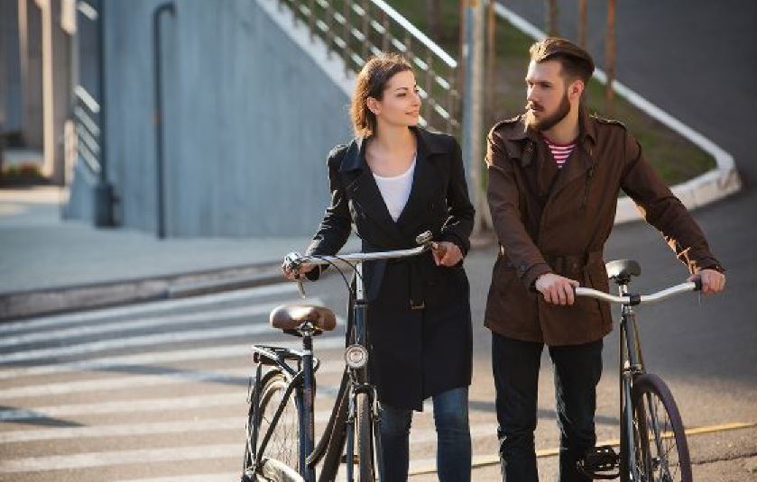 Uso de la bicicleta en la ciudad