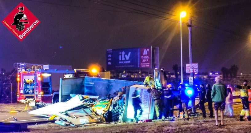 Imagen del accidente