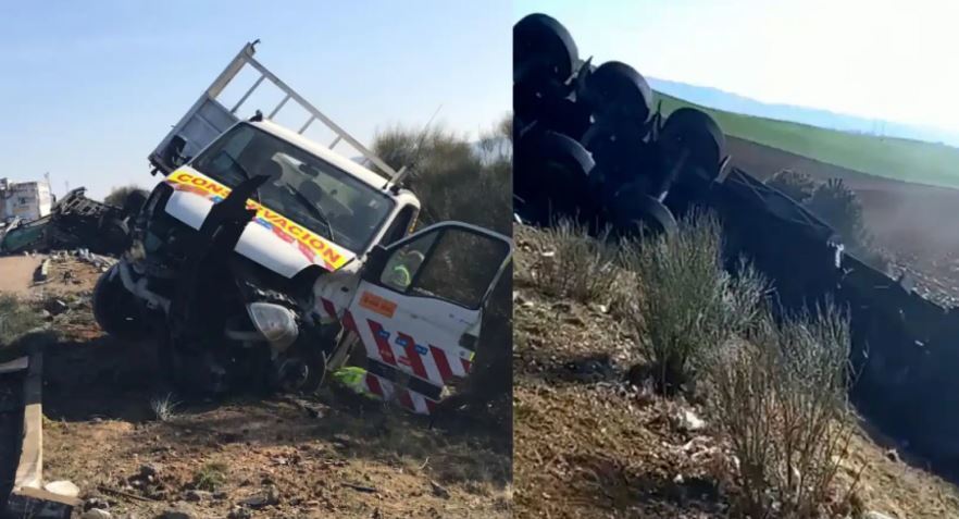 Imágenes del accidente