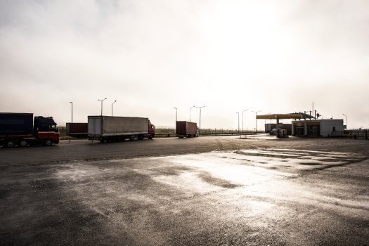 estaciones de servicio para camiones y conductores