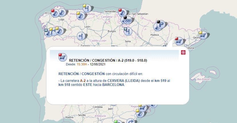 Indicación de la incidencia