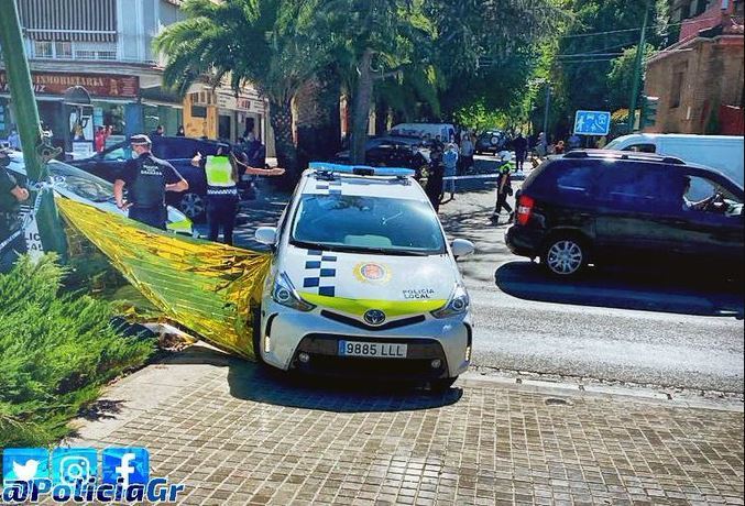 Imagen del lugar del accidente