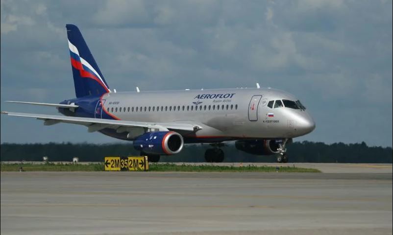 Avión Superjet 100 de Aeroflot
