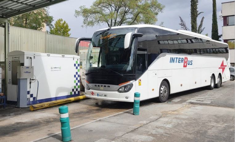Imagen de un autobús e Interbus