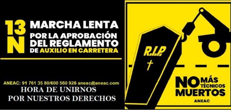 Cartel de la convocatoria de la protesta
