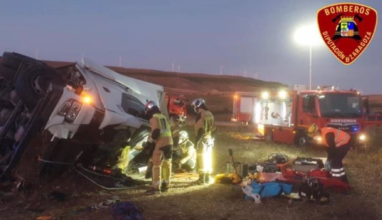 Imagen del rescate del camionero