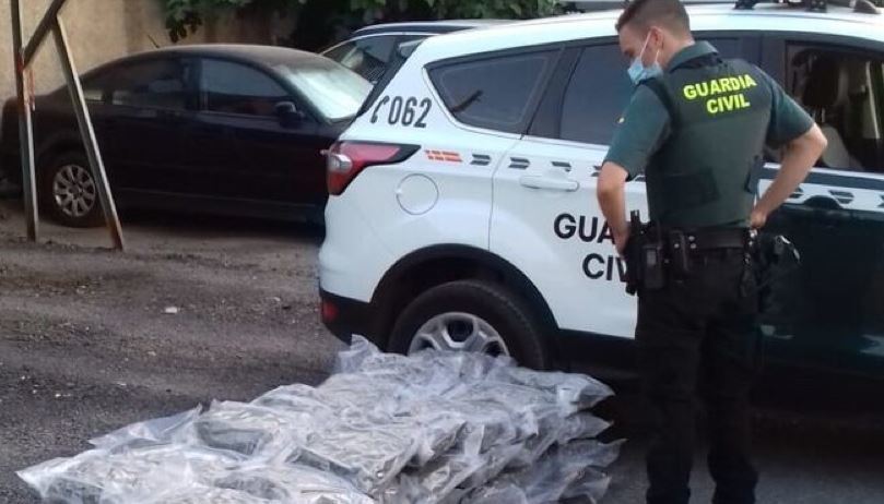 Droga interceptada en el camión en la A-92N
