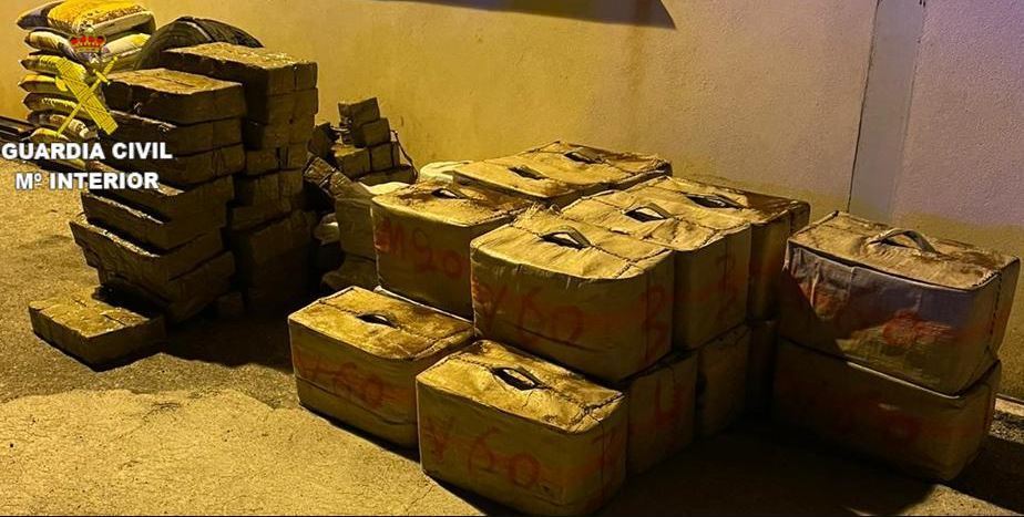 Imagen de la droga incautada
