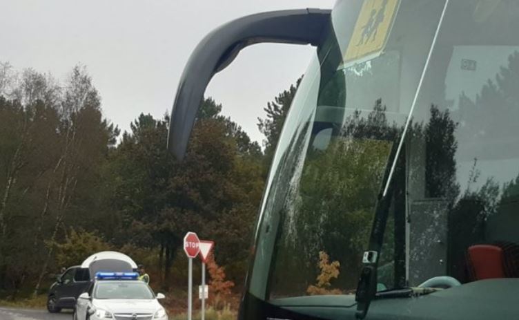 Imagen del autobús interceptado