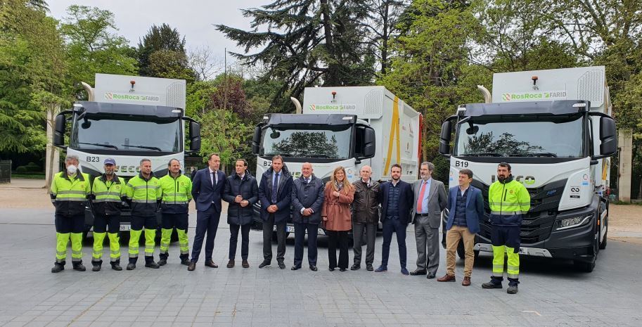 Presentación de los camiones de basura