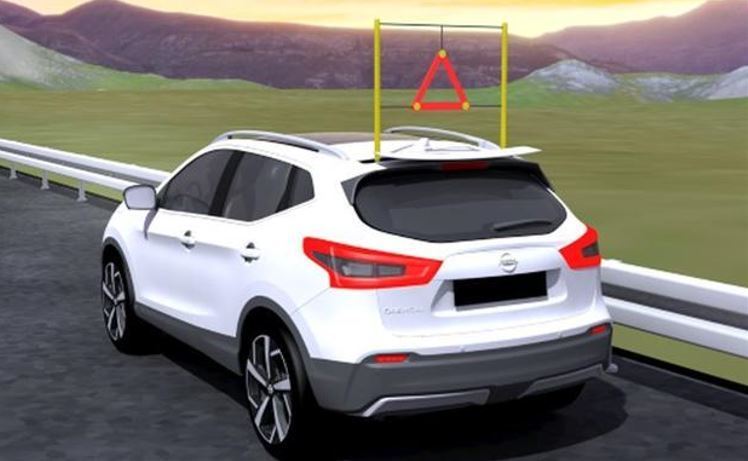 Un leonés crea un nuevo dispositivo que aumenta la visibilidad de un vehículo averiado y avisa a otros conductores y servicios de emergencia