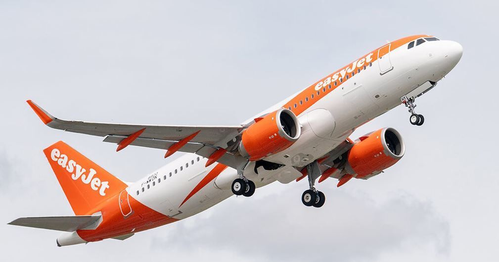 Un avión de la compañía Easyjet