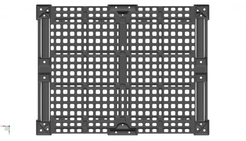 Imagen de un palet de plástico