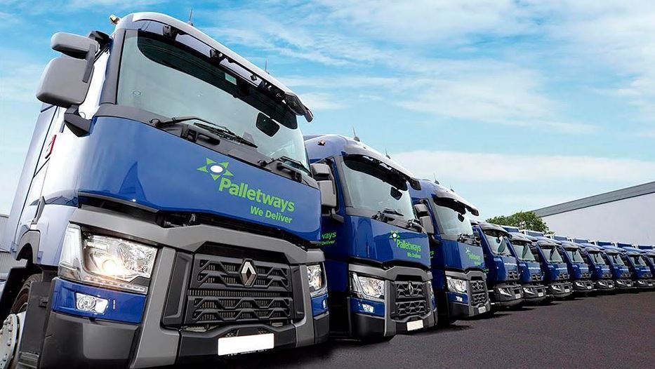 Camiones de Palletways Iberia