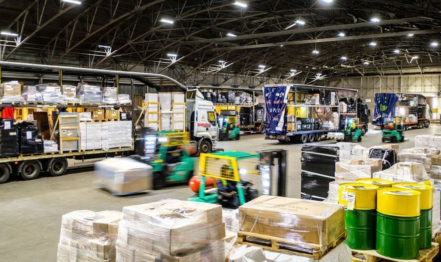 Un centro logístico de Palletways