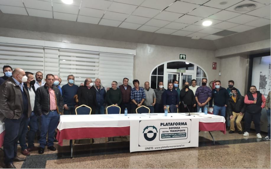 segunda reunión de la plataforma en defensa del sector del transporte