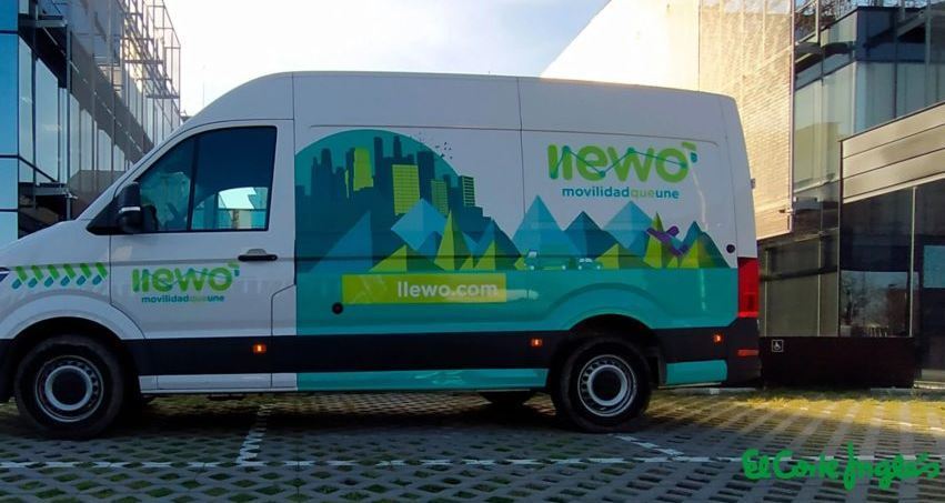 Imagen de un vehículo ecológico de Llewo