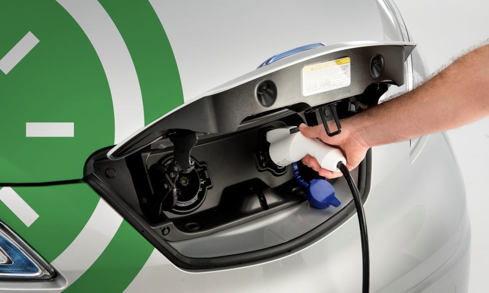 Imagen de la recarga de un coche eléctrico