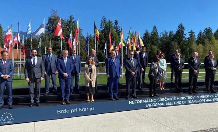 Imagen de los Ministros de Transporte de la Unión Europea