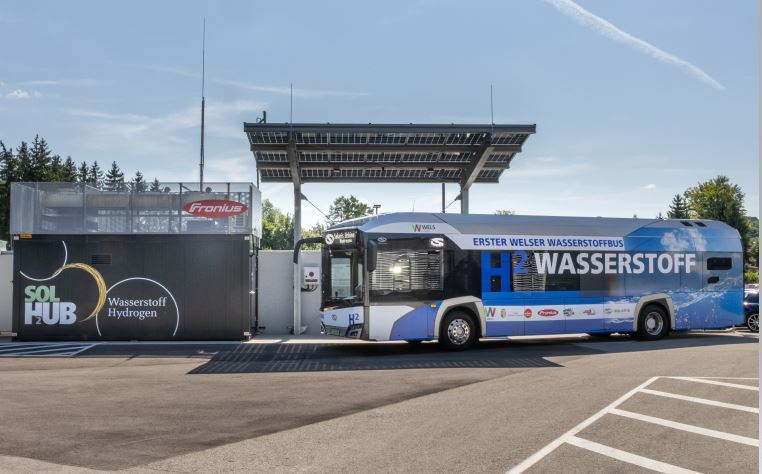 Un autobús de hidrógeno Solaris Urbino 12