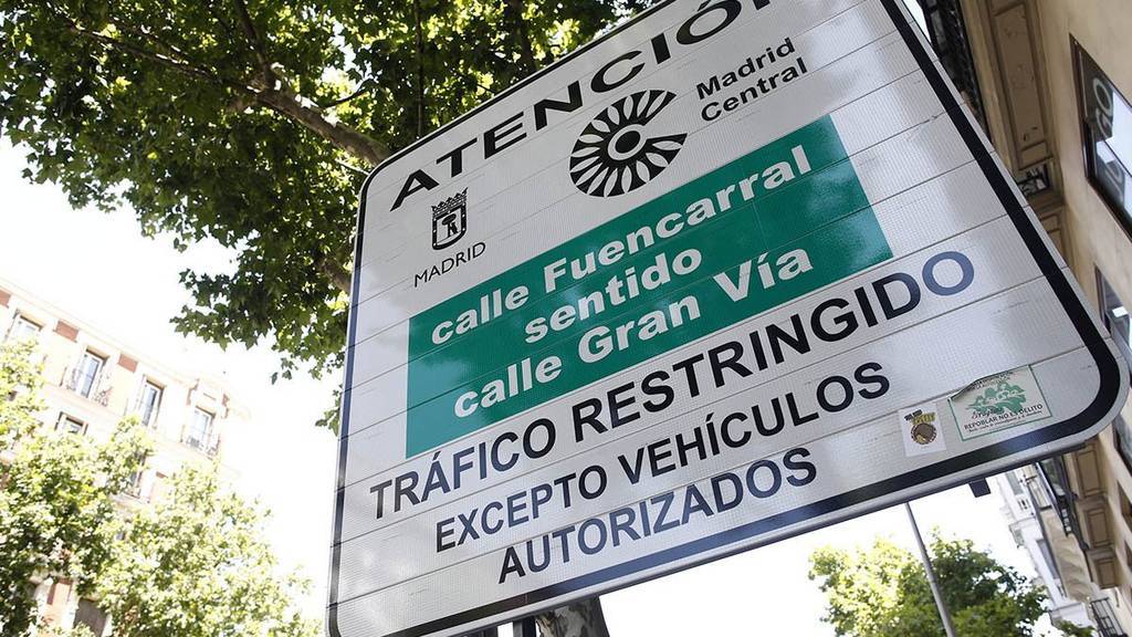 Imagen de medidas restrictivas de Madrid Central