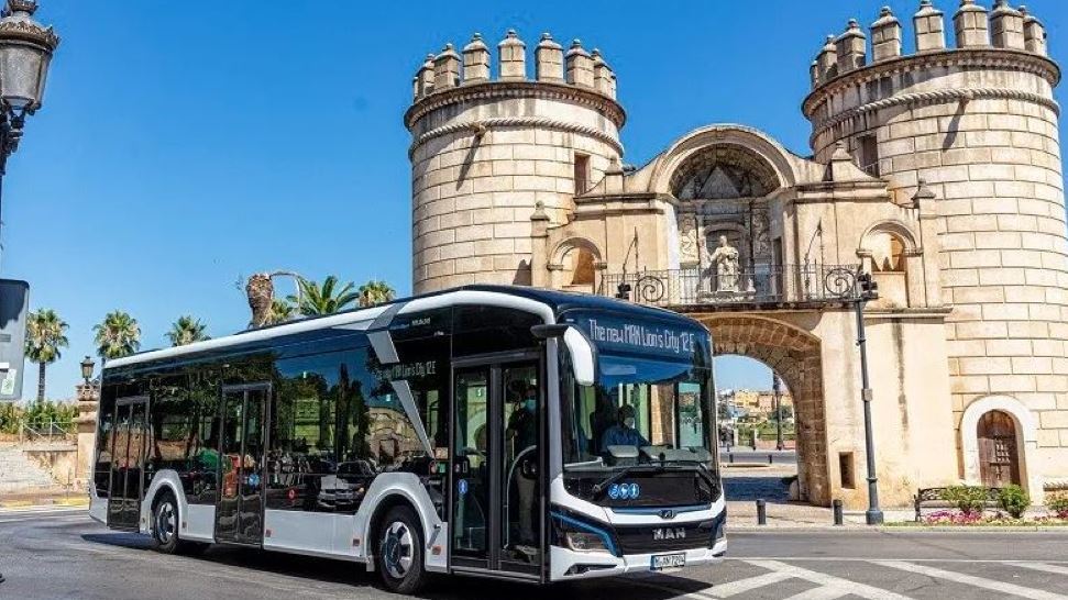 Un autobús eléctrico de MAN