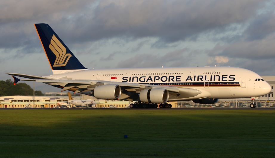 Un avión de Singapore Airlines