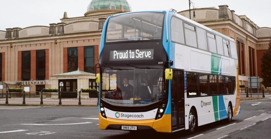 Un autobús de dos pisos de Stagecoach
