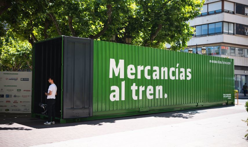 Imagen del contenedor de Mercancías al Tren