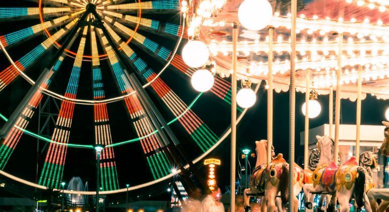 Imagen de una feria de atracciones