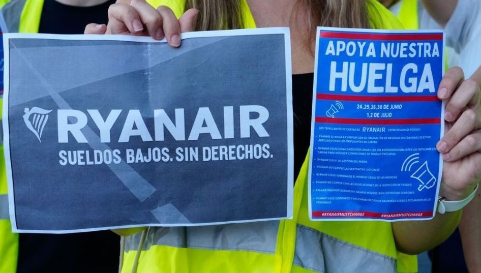Trabajadores de Ryanair