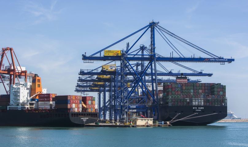 Imagen del puerto de Valencia