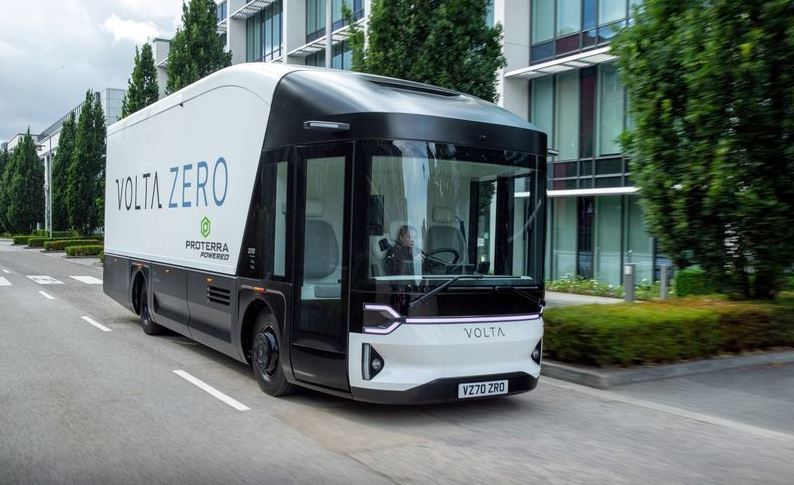 Imagen del camión 100% eléctrico Volta Zero