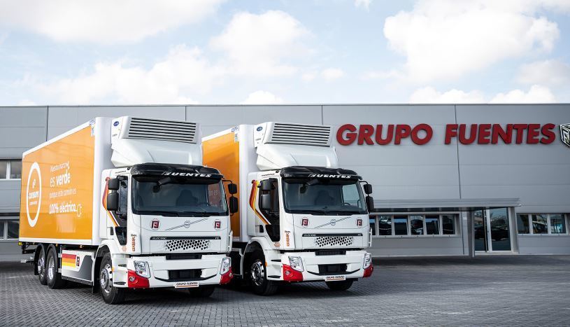 Volvo Trucks, Grupo Fuentes y Consum pioneros en el transporte eléctrico en Murcia
